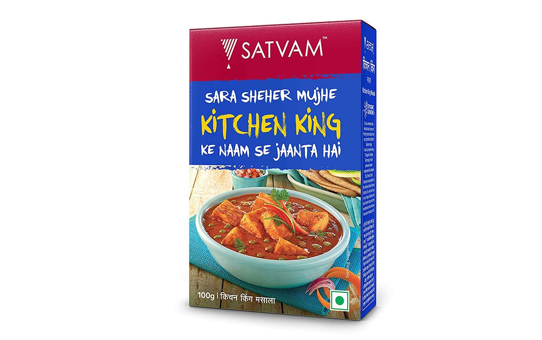 Satvam Kitchen King Masala    Box  100 grams